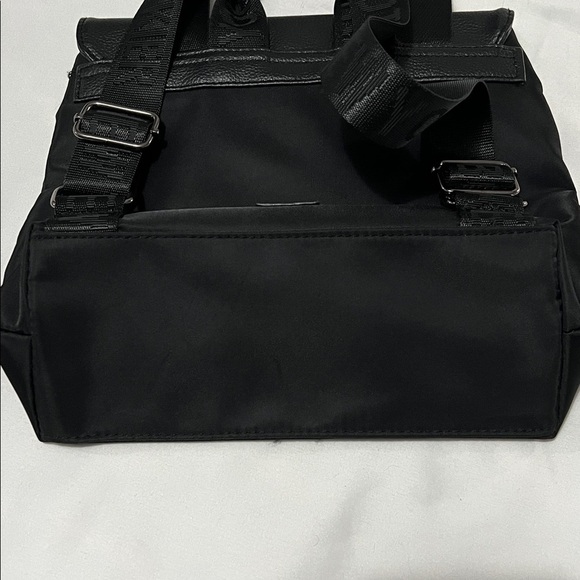 Botkier Black Vinyl Trigger Backpack